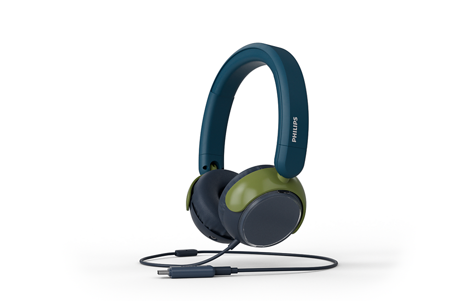 Philips 2000 Series Kids’ On-Ear Headphones Crystal Teal | TAK2000CT/00