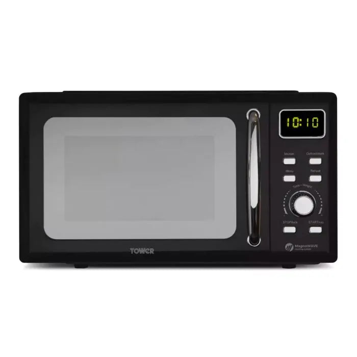 Tower 800 W 20 L Digital Microwave Oven, Black Microwave