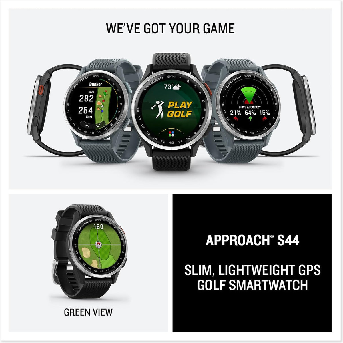 Garmin Approach S44, Black - 010-03009-00 - image 5