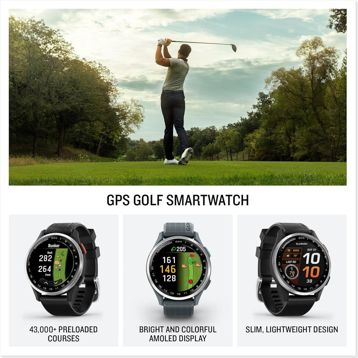 Garmin Approach S44, Black - 010-03009-00 - image 4