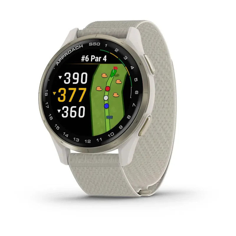 Garmin Approach S50, Cream Gold - 010-03010-01