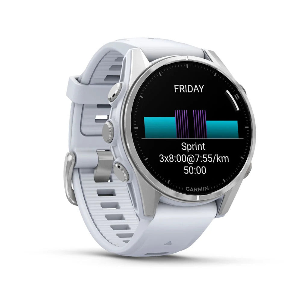 Garmin fenix 8 43mm AMOLED - Stainless Steel and Whitestone - 010-02903-00 - image 3