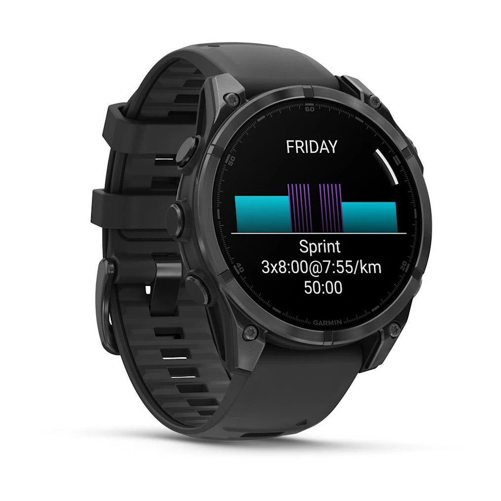 Garmin fenix 8 47mm AMOLED - Slate Grey Steel and Black - 010-02904-00 - image 4