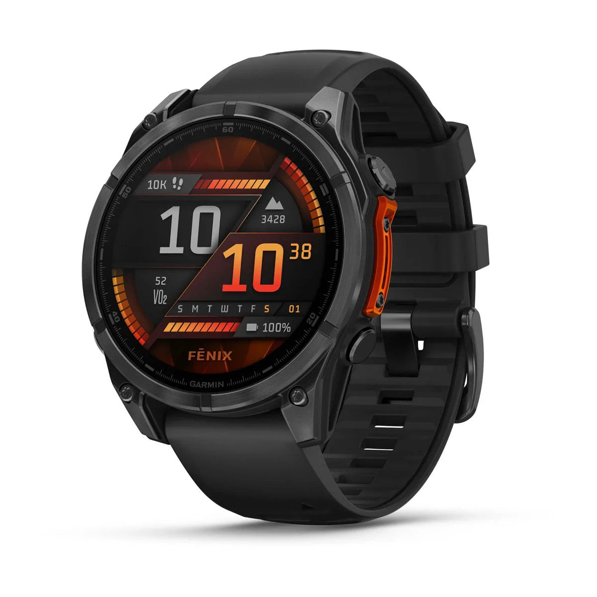 Garmin fenix 8 47mm AMOLED - Slate Grey Steel and Black - 010-02904-00