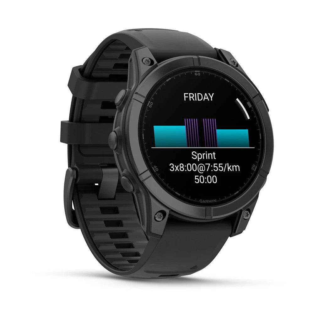 Garmin fenix E 47mm - Slate Grey Steel and Black - 010-03025-01 - image 3