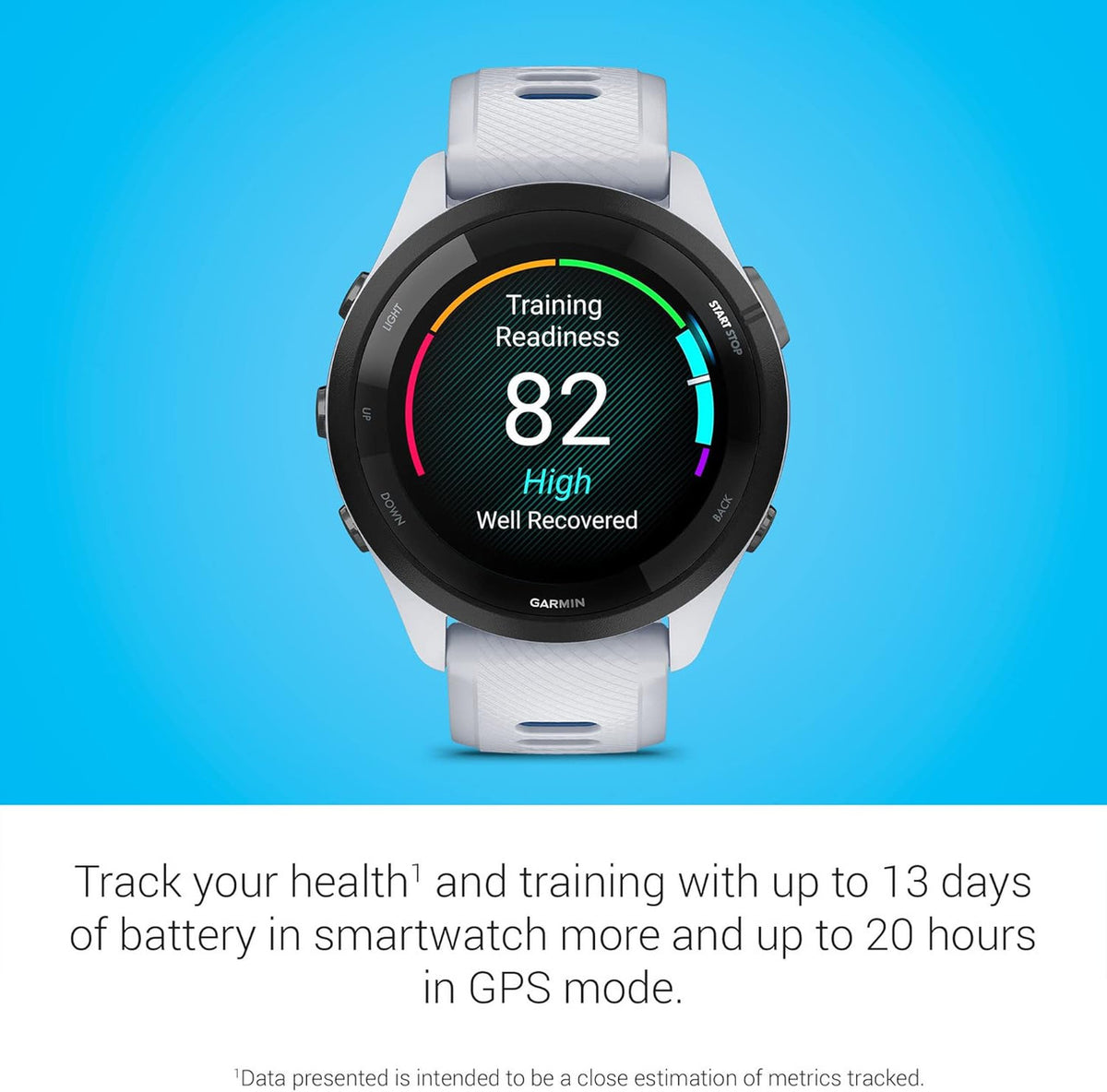 Garmin Forerunner 265 Music, Whitestone - 010-02810-11 - image 4