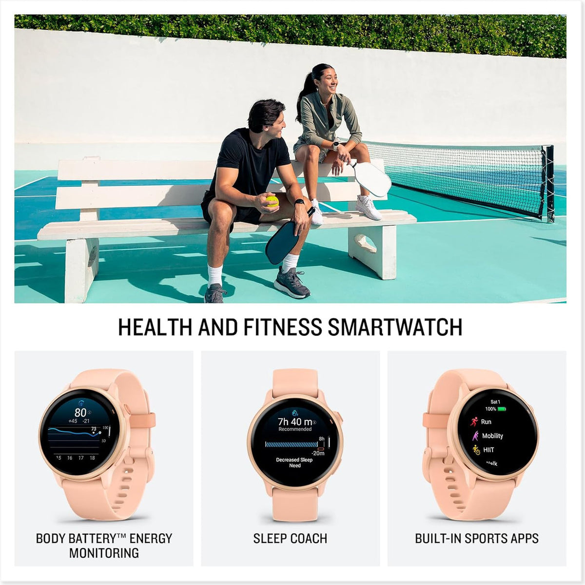 Garmin vivoactive 6, Pink Dawn - 010-02985-03 - image 3