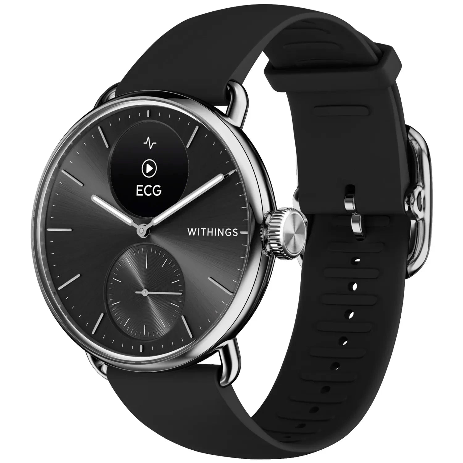 Withings ScanWatch 2 - Advanced Health Monitor with ECG & SpO2 - 38mm Black | 78-HWA10-model 1-All-Int Smartwatch
