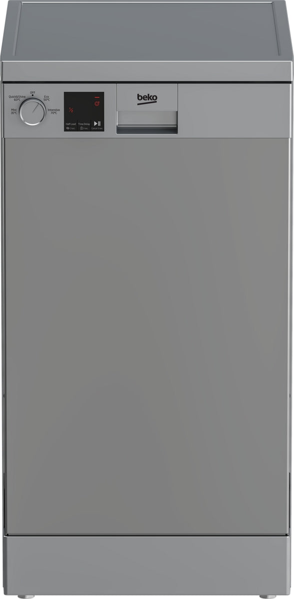 Beko 10 Place Freestanding Slimline 45cm Dishwasher | DVS04020S Dishwasher