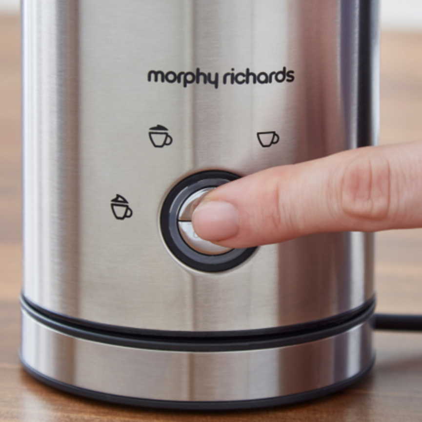 Morphy Richards Milk Frother, Stainless Steel 210003