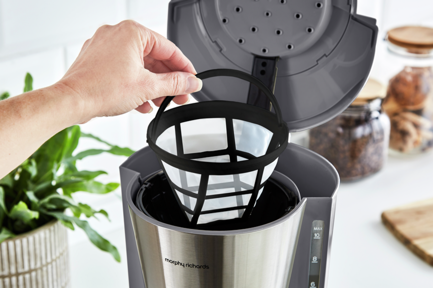 Morphy Richards Equip Coffee Maker, Grey 162505