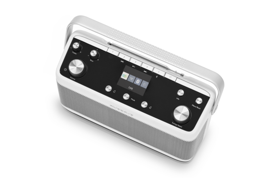 Roberts Blutune 7 DAB/FM Bluetooth Radio, White BLUTUNE7W