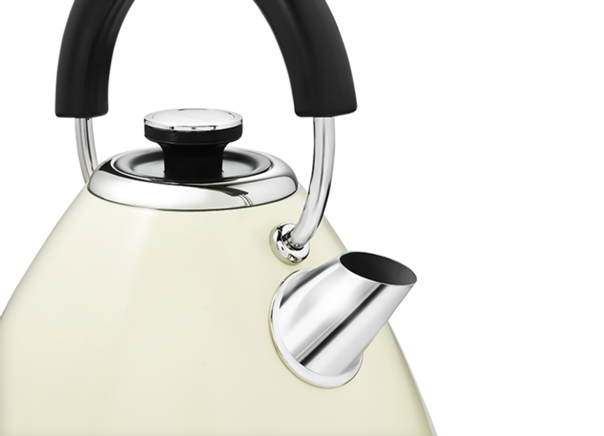 Morphy Richards Venture 1.5L Pyramid Kettle, Matt Cream 100132