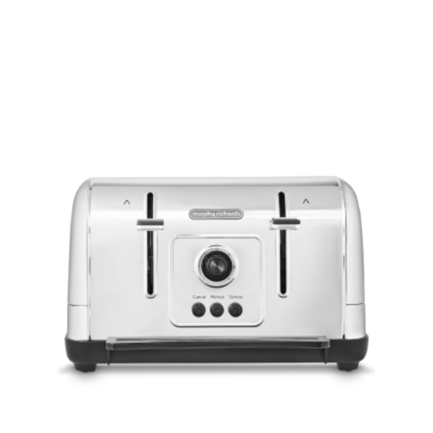 Morphy Richards Venture 4 Slice Toaster , Stainless Steel 240130