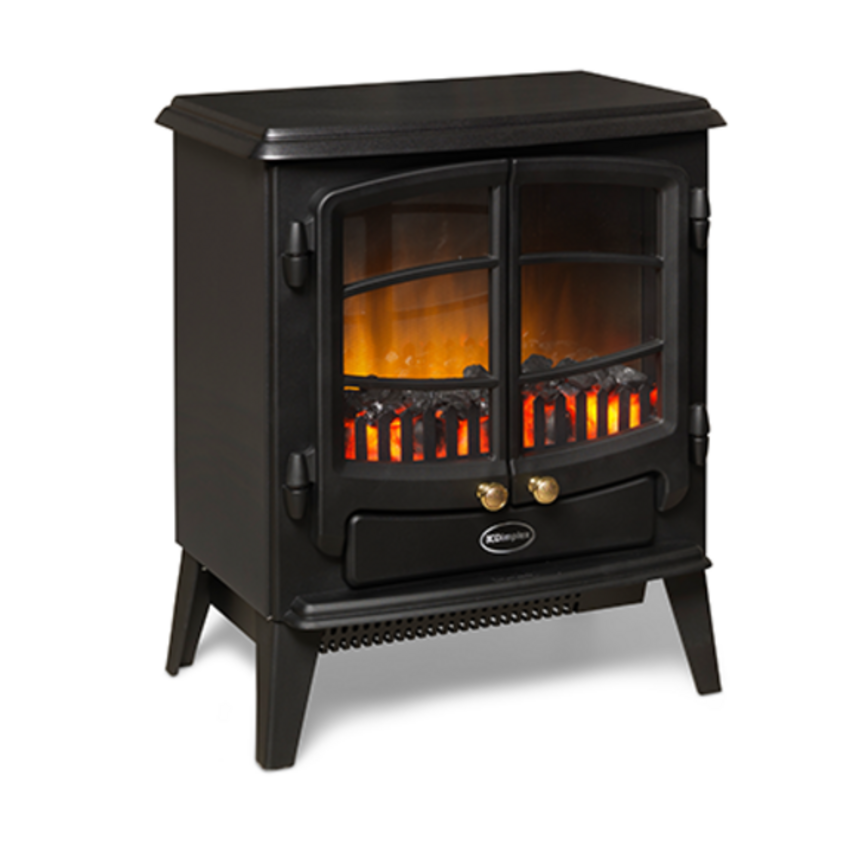 Dimplex Elbe 2kW Optiflame Electric Stove Black | EWT20E