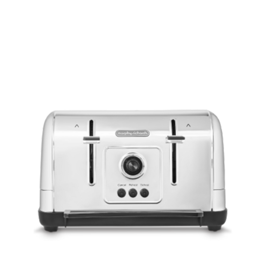 Morphy Richards Venture 4 Slice Toaster , Stainless Steel 240130