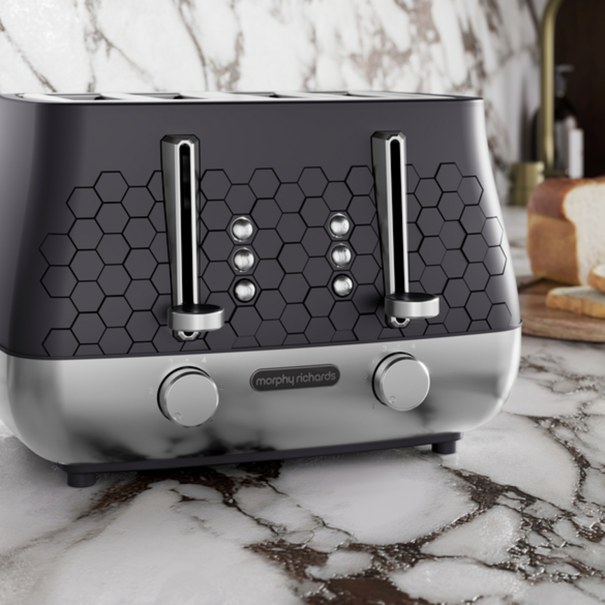 Morphy Richards Cassini 4 Slice Toaster , Moonless Night 243020