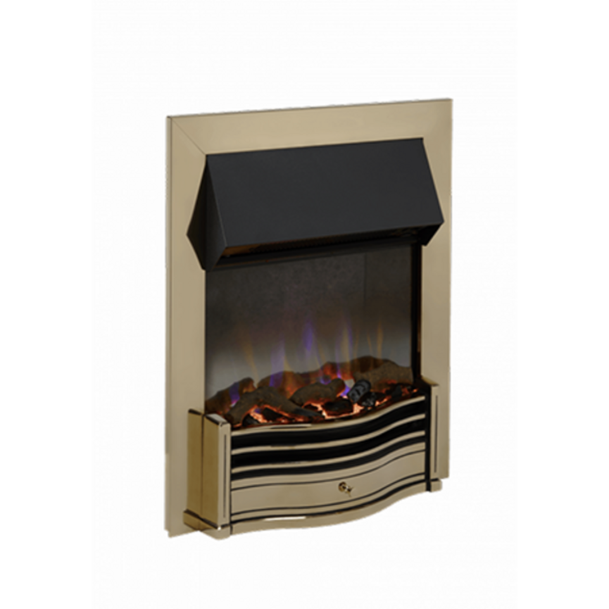 Dimplex Dumfries Optiflame 3D Electric Fire, Antique Brass DMF20AB3D
