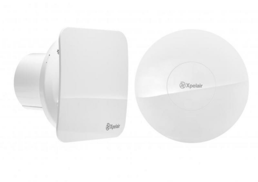 Xpelair Simply Silent Extractor Fan, Square and Round Covers C4SR