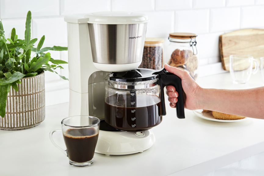 Morphy Richards Equip Coffee Maker, Cream 162504