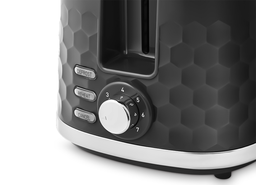 Morphy Richards Hive 2 Slice Toaster , Black 220031