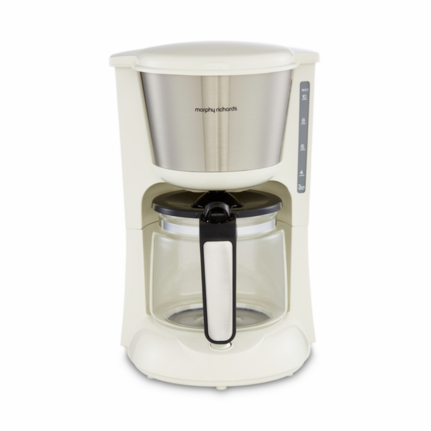 Morphy Richards Equip Coffee Maker, Cream 162504
