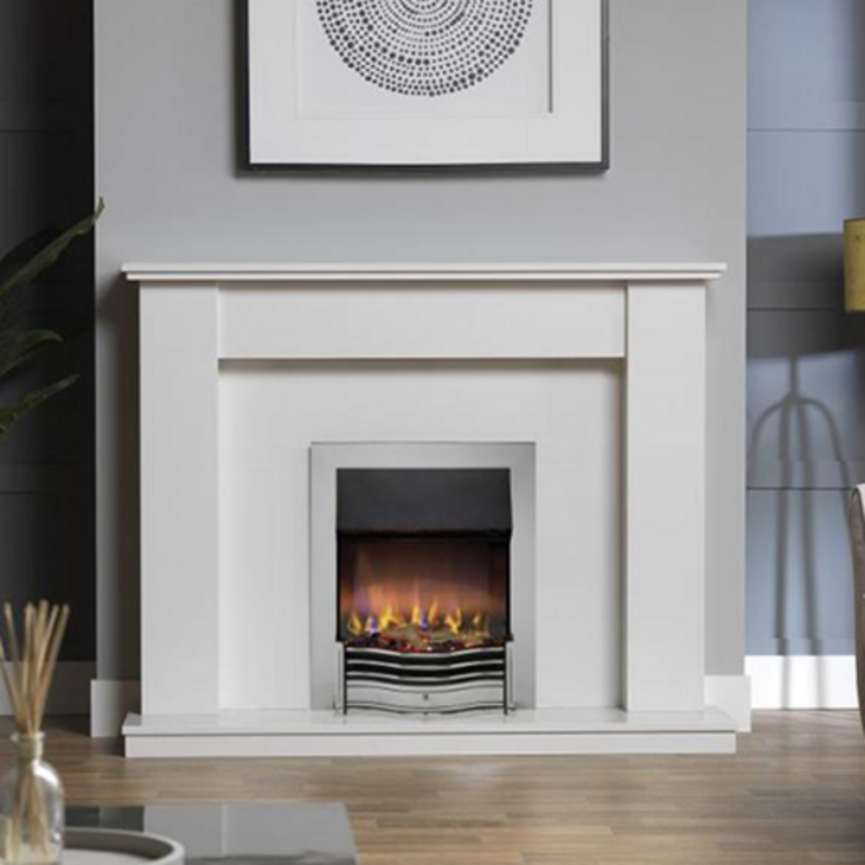 Dimplex Dumfries Optiflame 3D Electric Fire, Chrome 078728