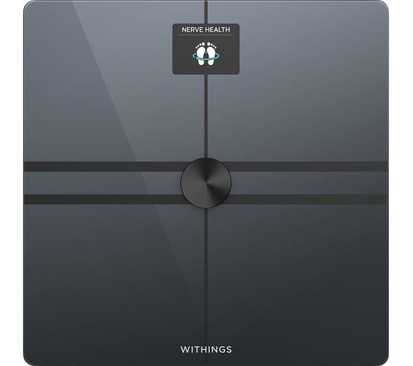 Withings Body Comp - Smart Scale with Body Composition & Visceral Fat Analysis - Black | 78-WBS12-Black-All-Inter Smart Scale