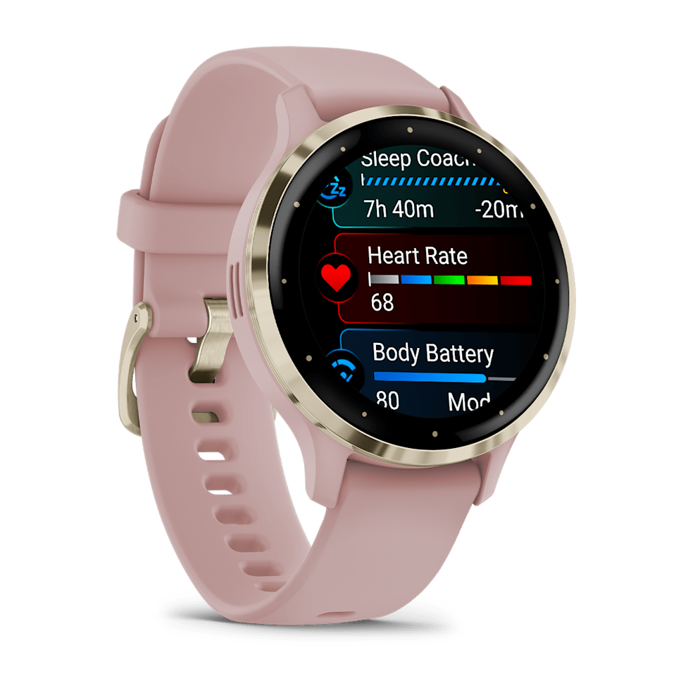 Garmin Venu 3S Soft Gold & French Grey | 010-02785-03