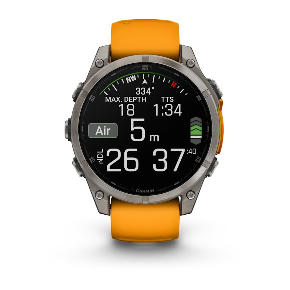Garmin Fenix 8 AMOLED 47mm Slate Grey with Black Band | 010-02904-11