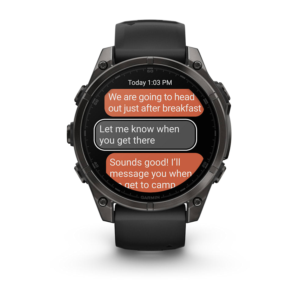 Garmin Fenix 8 AMOLED 47mm Sapphire Titanium Spark Orange | 010-02904-21