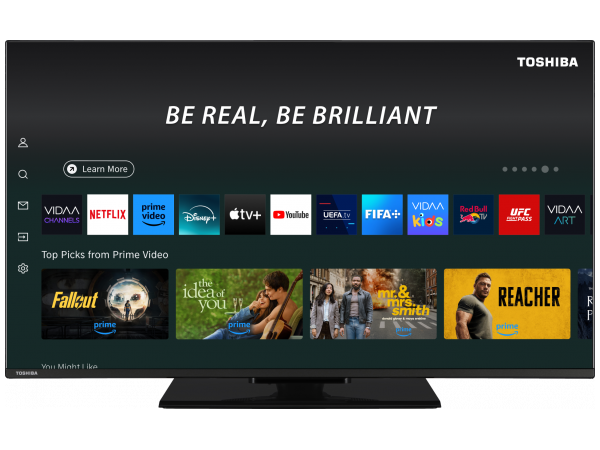 Toshiba QV3F Series 43 Inch Ultra HD 4K TV | 43QV3F63DB