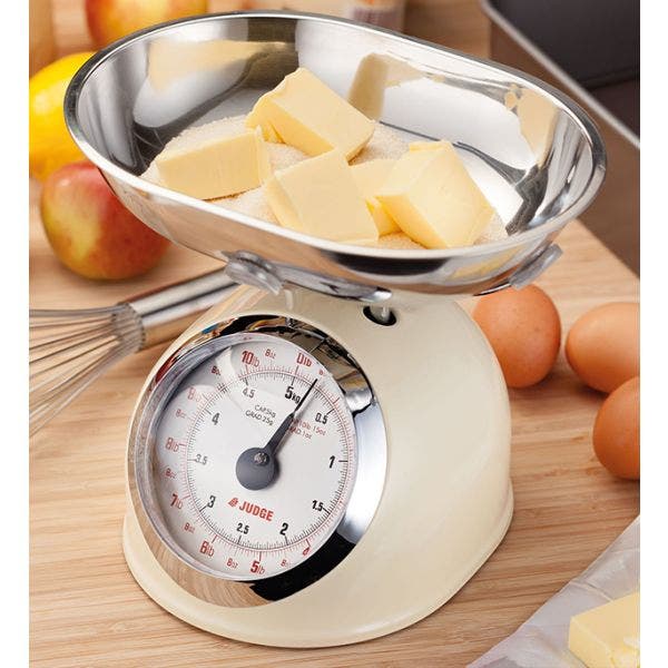 Judge Traditional 5kg Kitchen Scale Cream | TC345