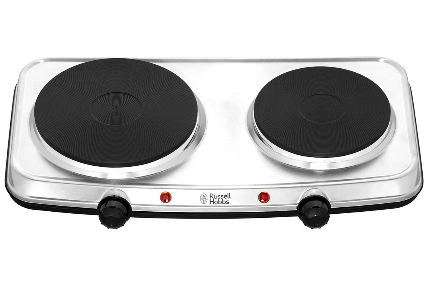 Russell Hobbs 2 Plate Mini Hob Stainless Steel | 15199